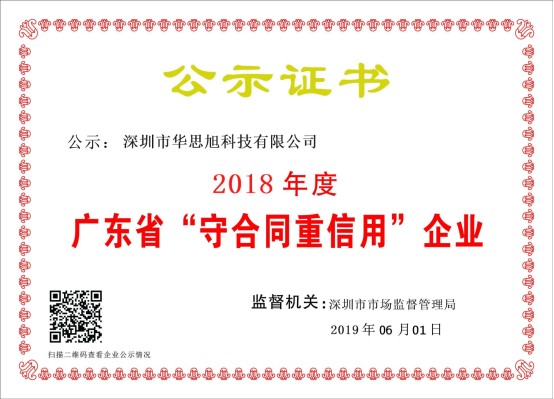 CARKU has been honored as a contract-abiding and credit-worthy enterprise in Guangdong Province for many consecutive years