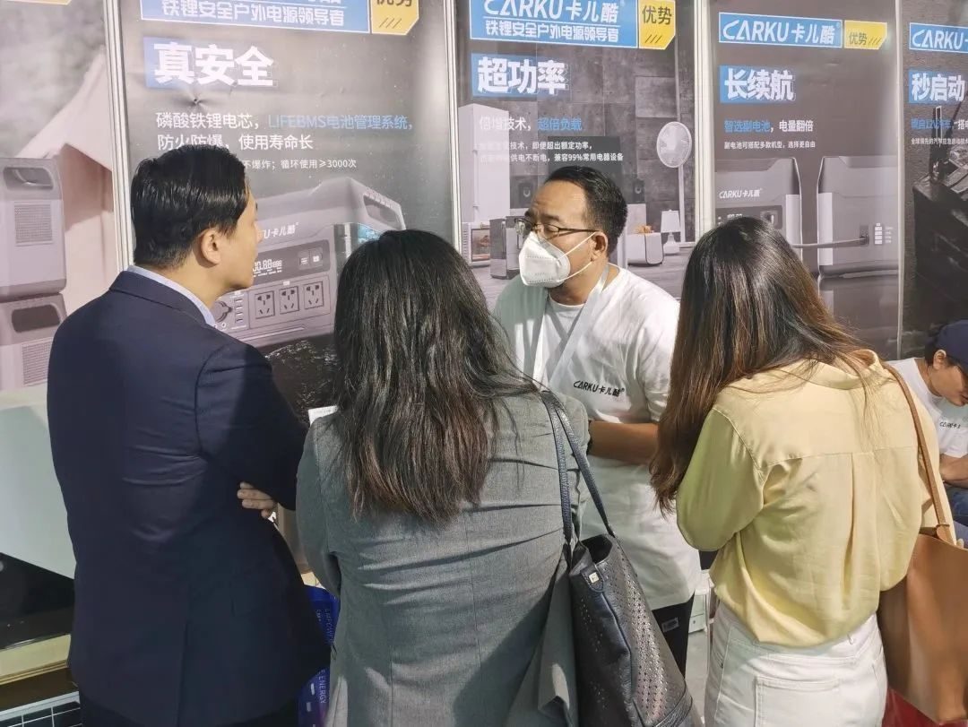 Carku presented its home energy storage and power station at the 2023 SNEC Energy Storage Exhibition