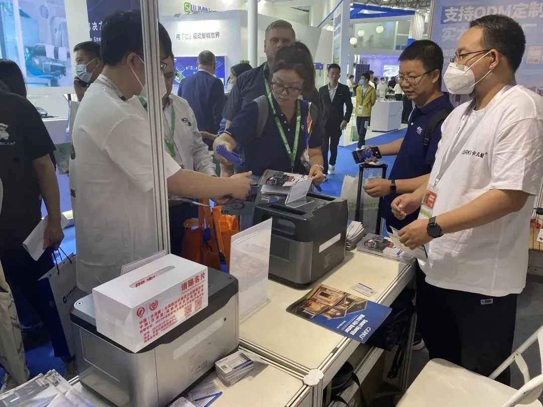 Carku presented its home energy storage and power station at the 2023 SNEC Energy Storage Exhibition