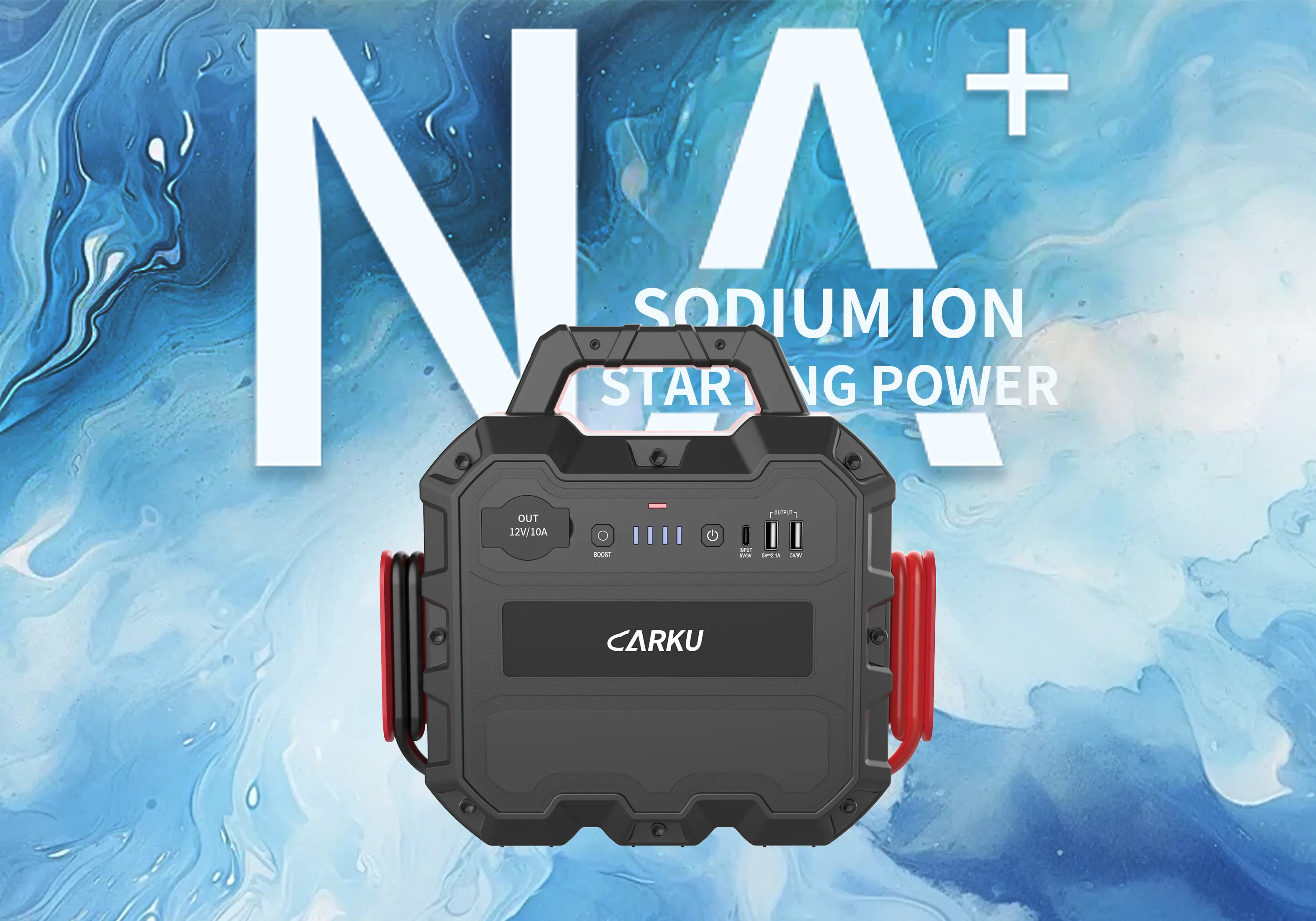 CARKU 3000A Sodium-ion jump starter for Car