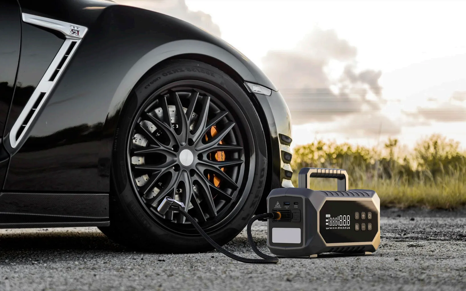 Built-In Air Compressor With 160PSI