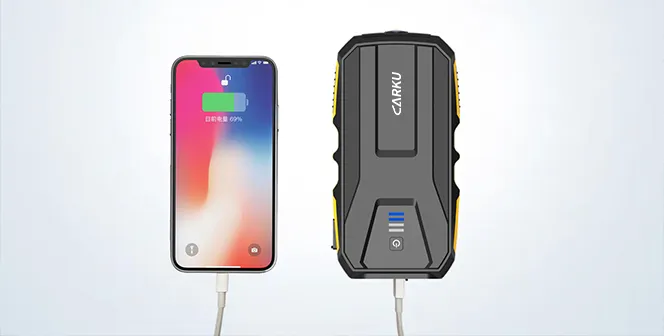 Can I use jump starter to charge phone?