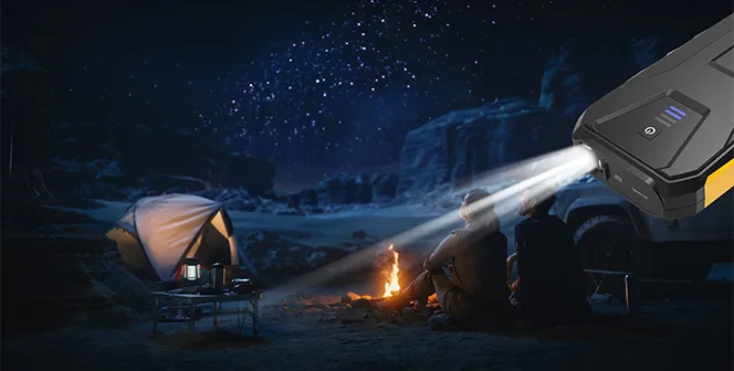 Can I use a jump starter on a lithium-ion battery to prevent a fire hazard?