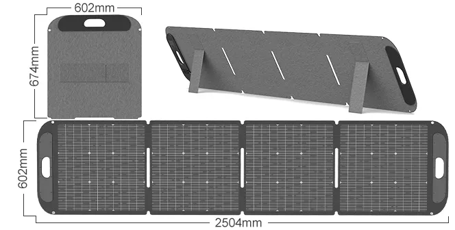 All-in-One Folding Solar Panel Power Solution – Save More, Do More
