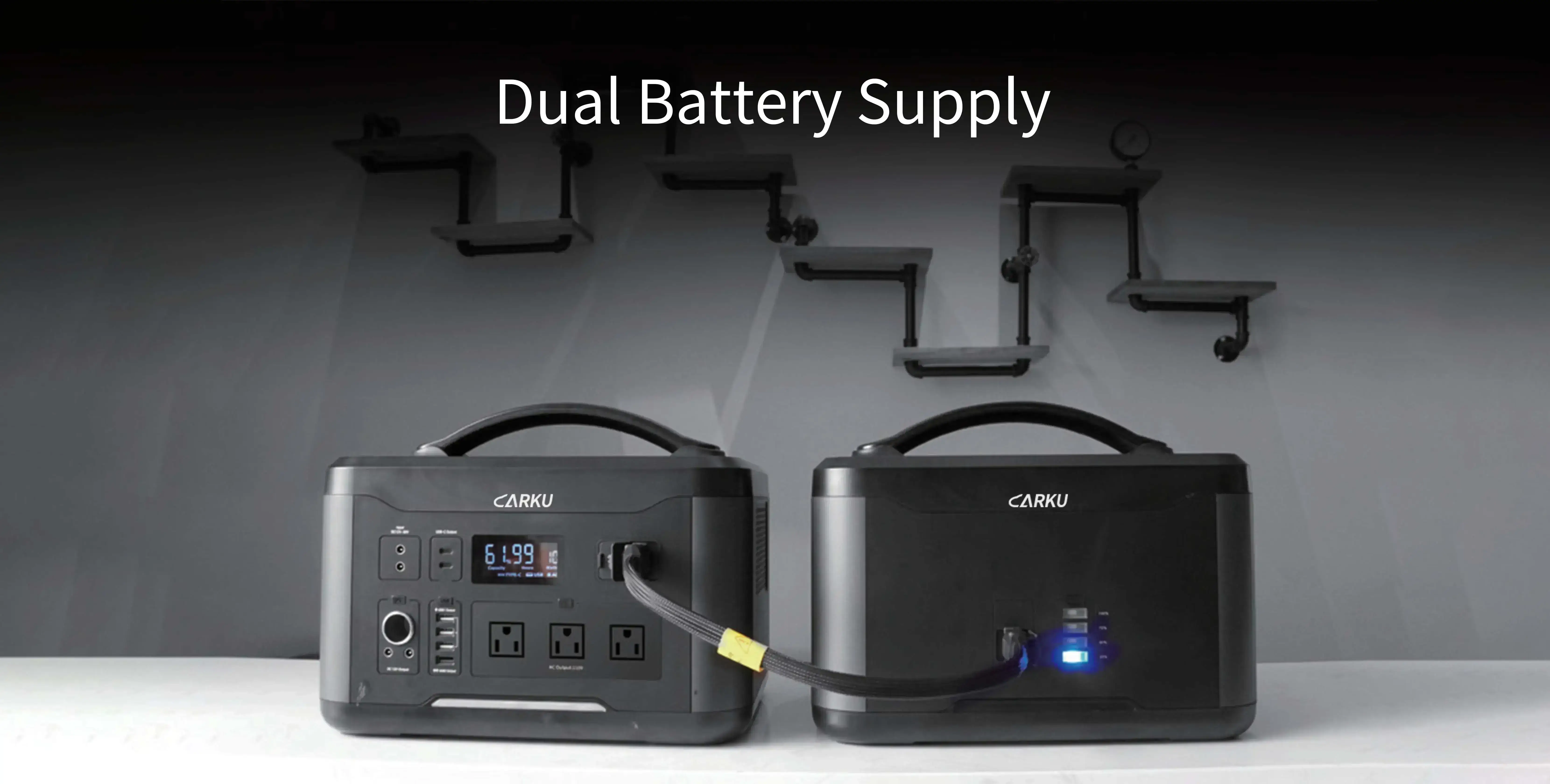 Extended Runtime & Expandability 1408Wh LiFePO4 Battery