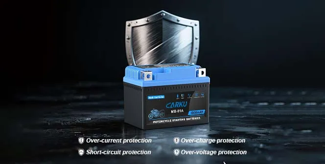 Safety BMS With 12V LiFEPO4 Battery