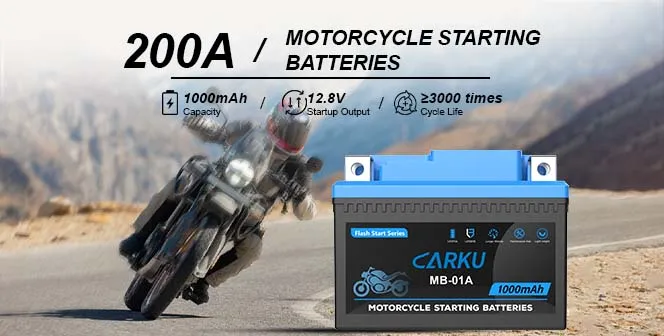Premium LiFePO4 Motorcycle Battery | Maintenance-Free