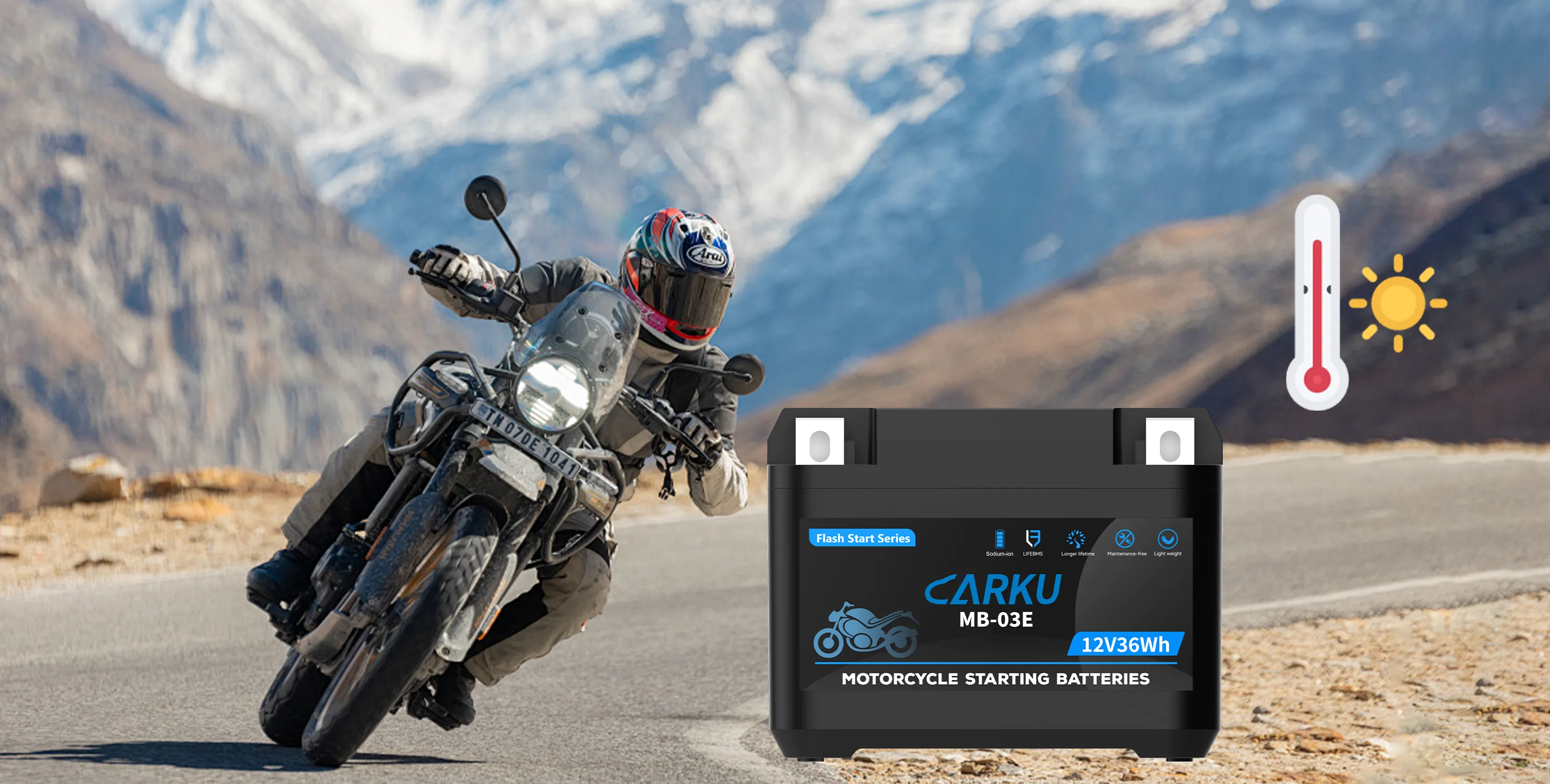Sodium-ion Motorcycle Starting Battery: Unmatched Advantage Over Lead-Acid Batteries