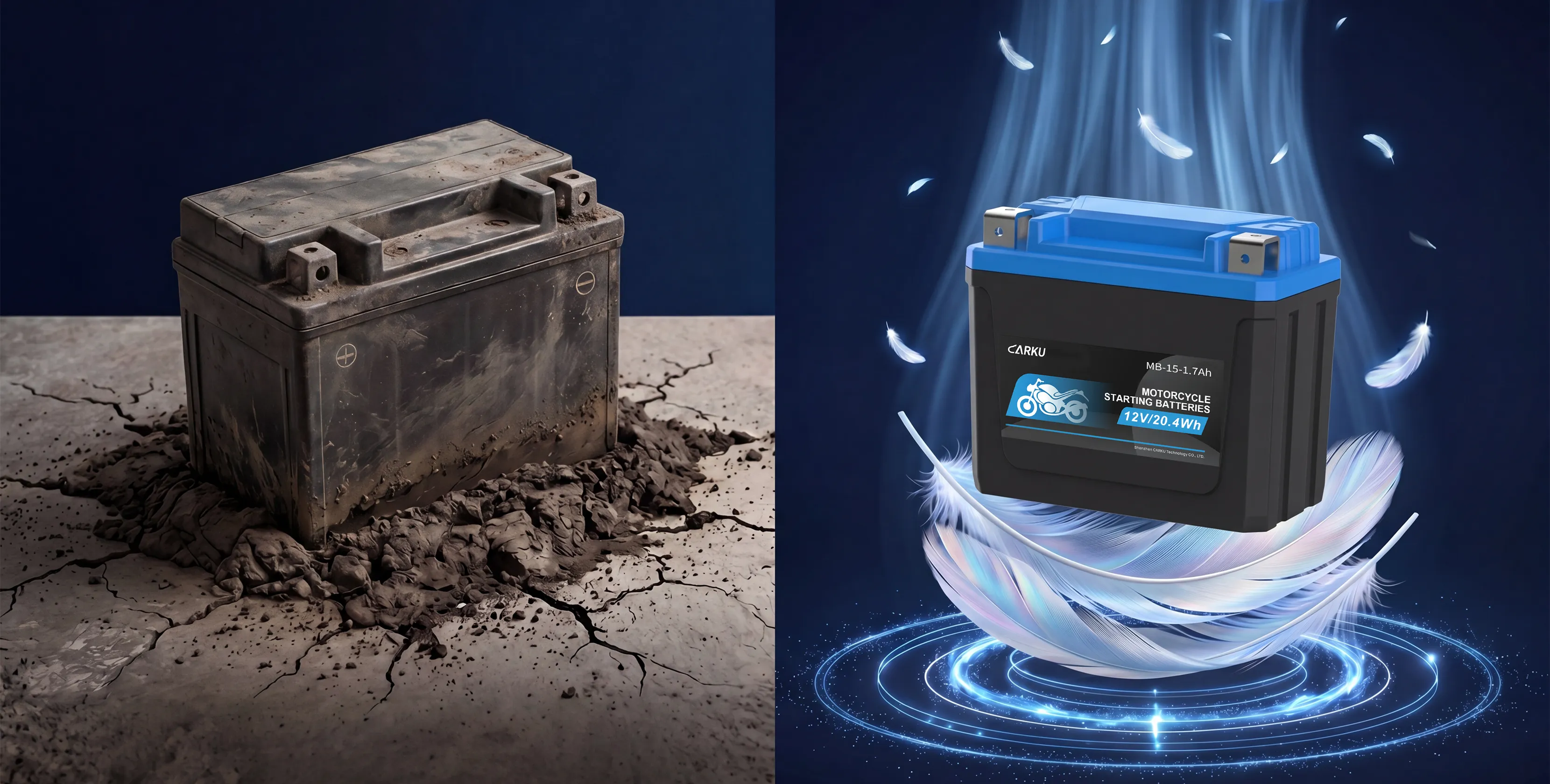 Ultra-Lightweight Battery for Modern Motorcycle Rider